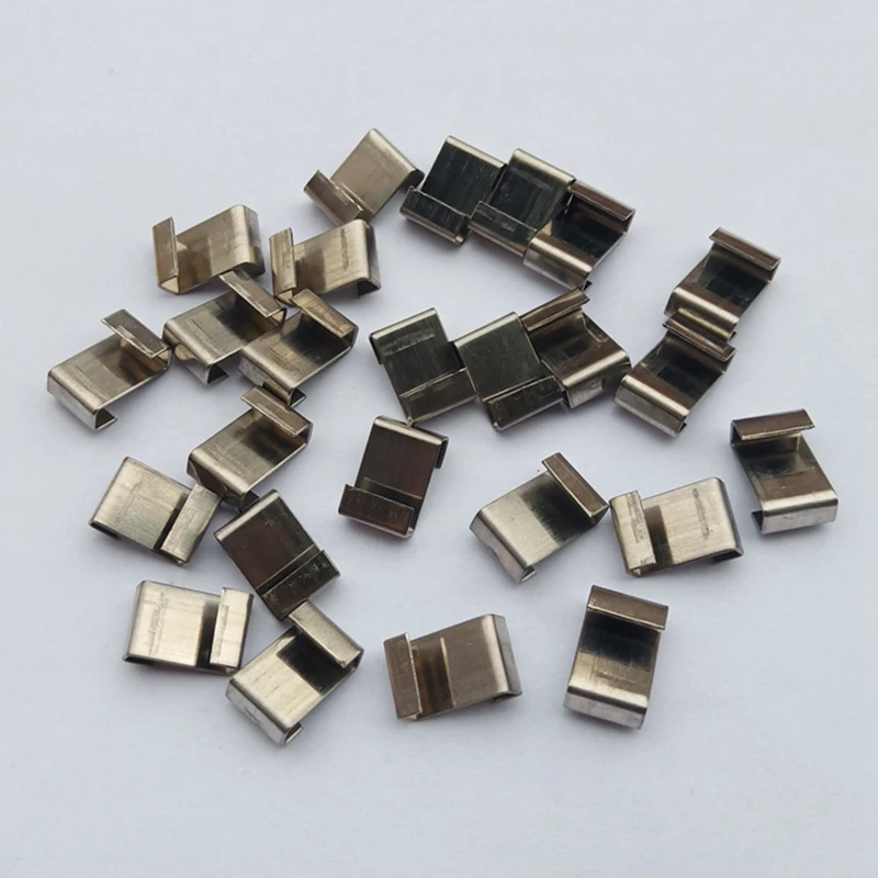 뜨거운 SV-25Pcs 스테인레스 스틸 Z-랩 유형 온실 유약 클립 정원 용품 클립