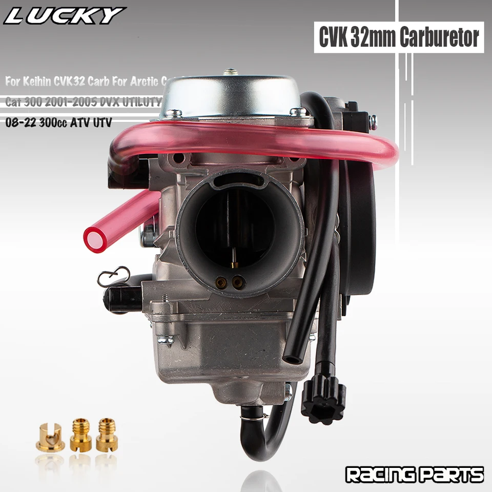 Carburetor Fit For 2001-2005 Arctic Cat ATV 250 300 2x4 4x4 Red Green 0470-448 E - Foto 5