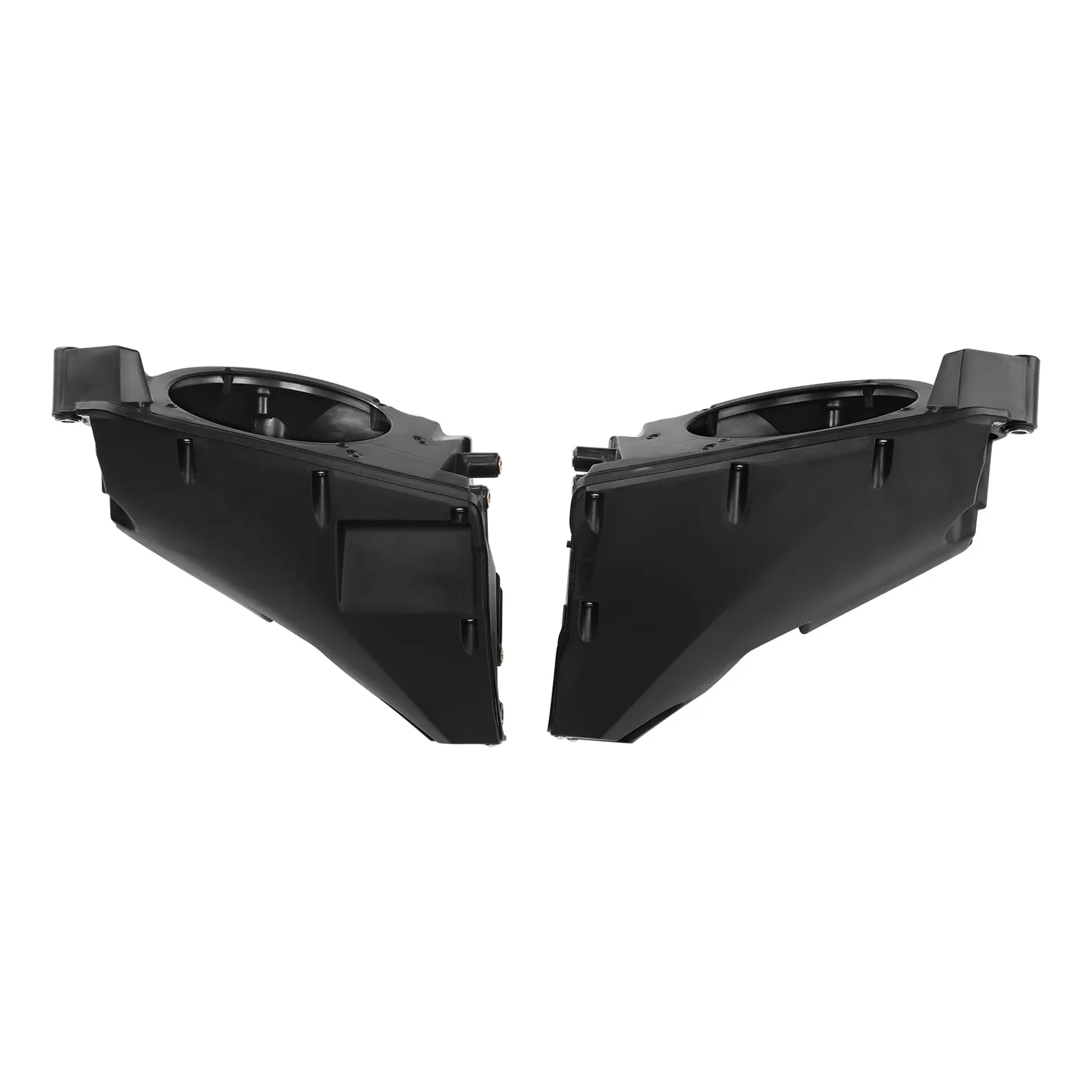 FSFYUK Griglie Per Altoparlanti Cromate Per Harley Davidson Touring 1996-2013 – Electra Glide, Street Glide, Trike, In ABS - 2