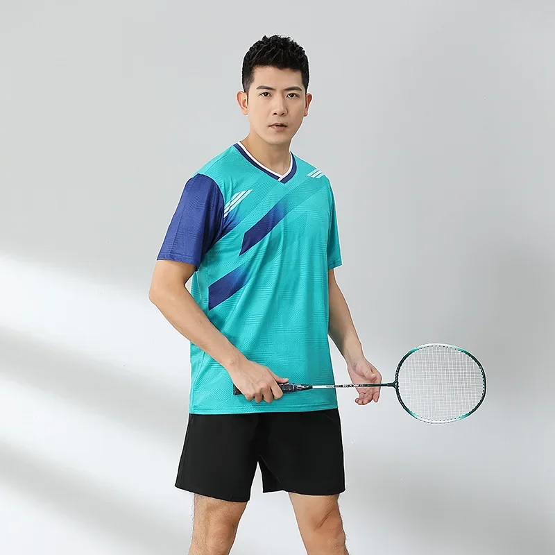 Kids Badminton Uniform Set Quick Dry Volleyball Tennis Training Sports Wear for Boys And Girls Student Competition Outfit