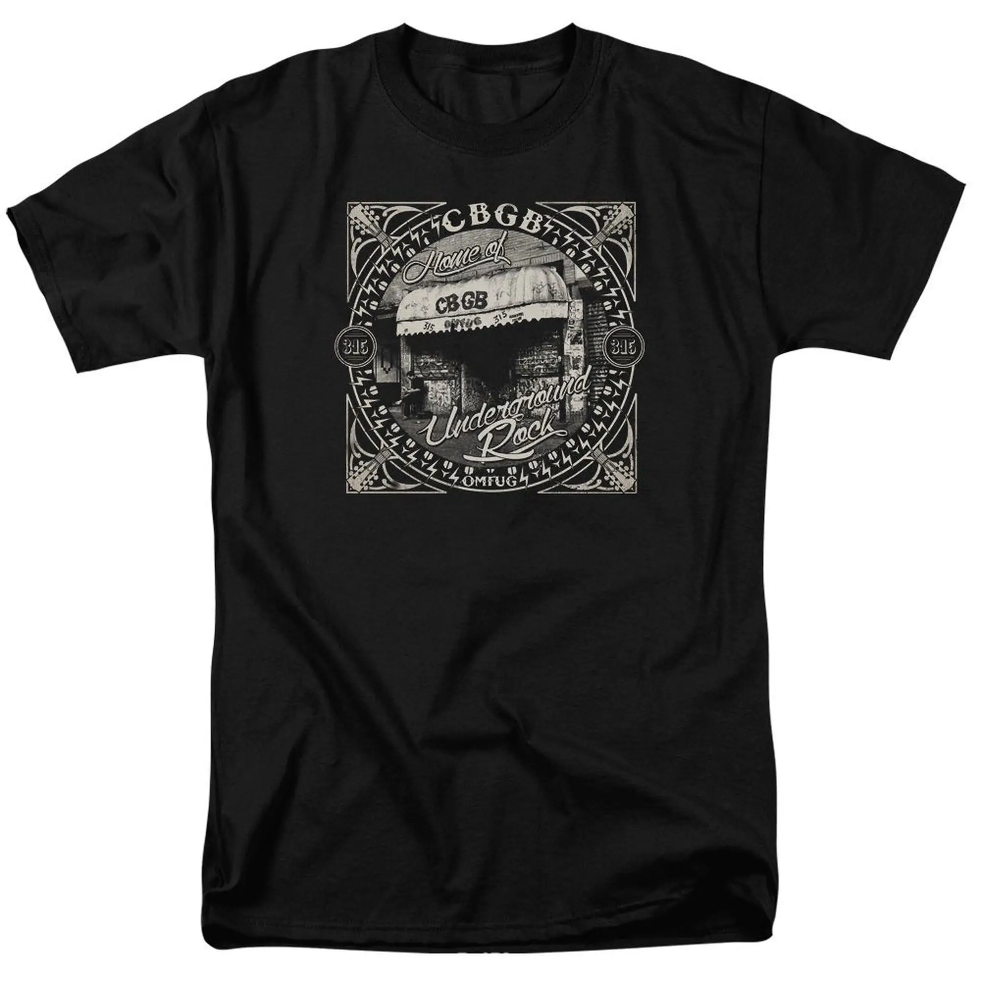 

men Tshirt Cbgb Shirt Front Door Black T shirt 5866