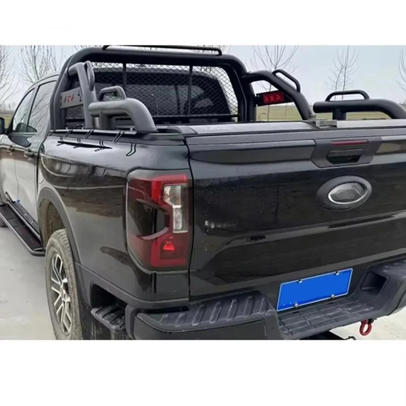 고품질 인기 상품 유니버셜 스틸 롤바 랙 4x4 픽업 트럭 베드 랙 (브레이크 라이트 및 시그널 리저브 포함)