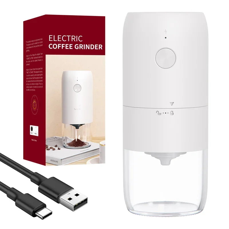 USB Rechargeable Portable Coffee Grinder Electric Home Outdoor Blenders Profession Adjustable Coffee Beans Grinding for Kitchen new xiaomi portable electric coffee grinder home usb small automatic coffee bean grinder coffee bean grinder kitchen tools