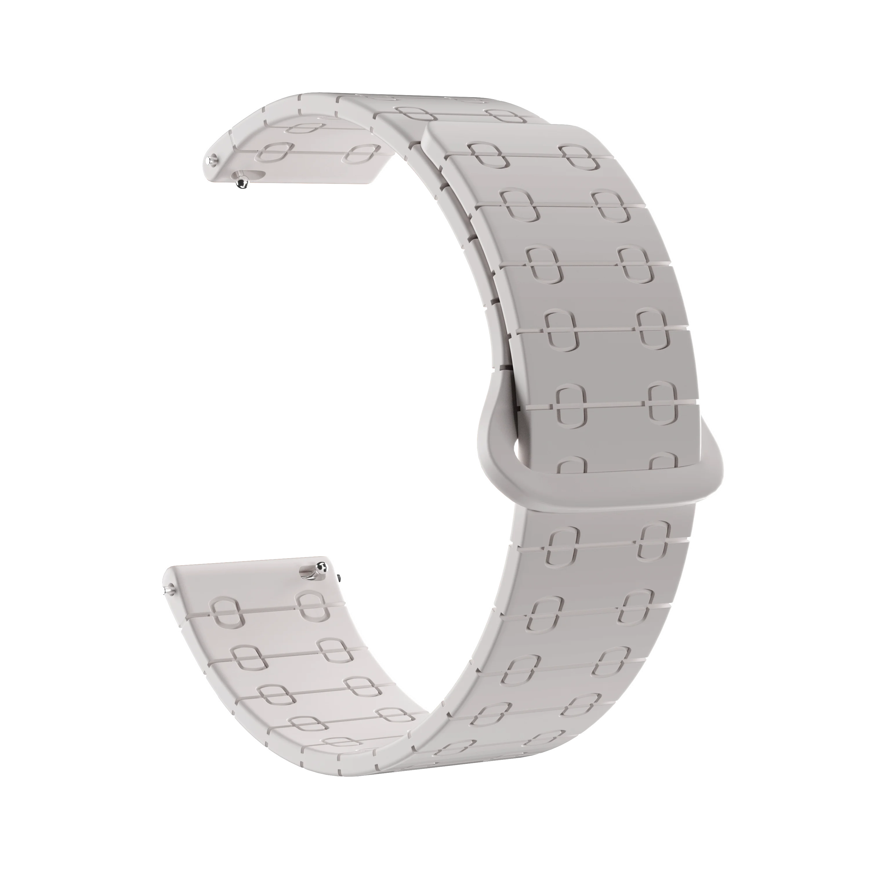 22mm Magnetic Loop Silicone Sport Wristband Strap