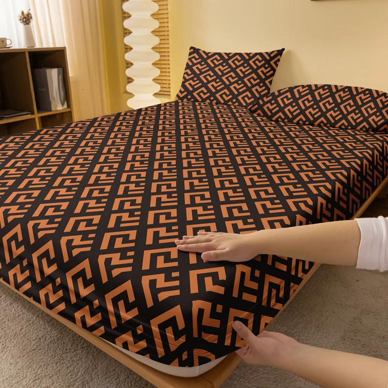 1 Piece of Louis Patterned Frosted Printed Bedspread Bedroom Bedding (Excluding Pillowcases) printed bedspread