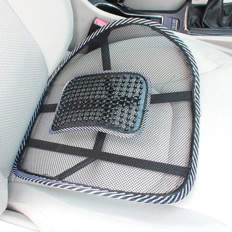 Car Summer Cool Breathable Leather Nails Back Massage Cushion Back Seat Cushions Office Seat Cushions Car Interior Supplies car seat cushion car back cushion car cushion