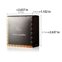 Poudre de maquillage ample, contrôle de l'huile minérale mate, correcteur de visage longue durée, finition bronzante, Contour pour peau noire foncée 6