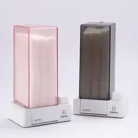 Cosmetic Cotton Pad Storage Box Automatic Makeup Remover Paper Organizer Holder Dustproof Case Creative Home Organization Tools 2