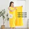 Thickened Long Bath Towel Microfiber Ladies Sexy Wearable Quick Dry Magic Bath Beach Spa Bathrobe Laundry Beach Dress 1