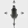 Wireless Electronic Remote Control Rat Plush Mouse Toy Squeaky Mouse Cat Toy Moving Emulation Toys Rat for Cat Interactive Toys 6