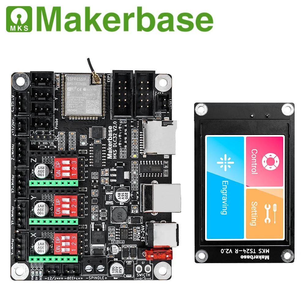ตัวเลือกสินค้า Grbl Controller ควบคุมเลเซอร์ & CNC พร้อม WIFI และหน้าจอสัมผัส