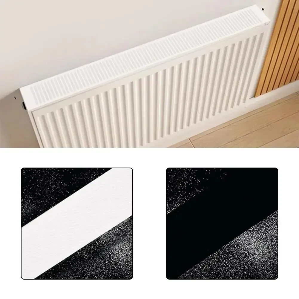 Sicherheitsaufkleber „Keine Abdeckung“ Für Heizkörper – 6 Stück, Ø 9,5 Cm, Weiß, Vinyl