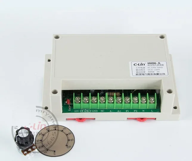 

HHD6-G PWM Motor Speed Controller Input AC220V Output DC 0-220V 1200W -10~+65C Adjustable Electrical Supplies Module