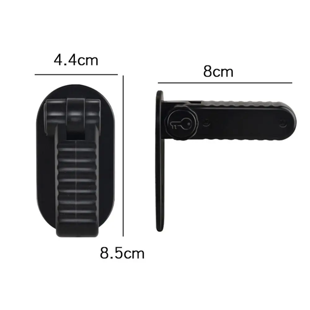 ABS Door Handle Lock Anti-pinch Transparent Child Safety Lock Self Adhesive Multifunctional Safety Protection Buckle Door Handle door child locks