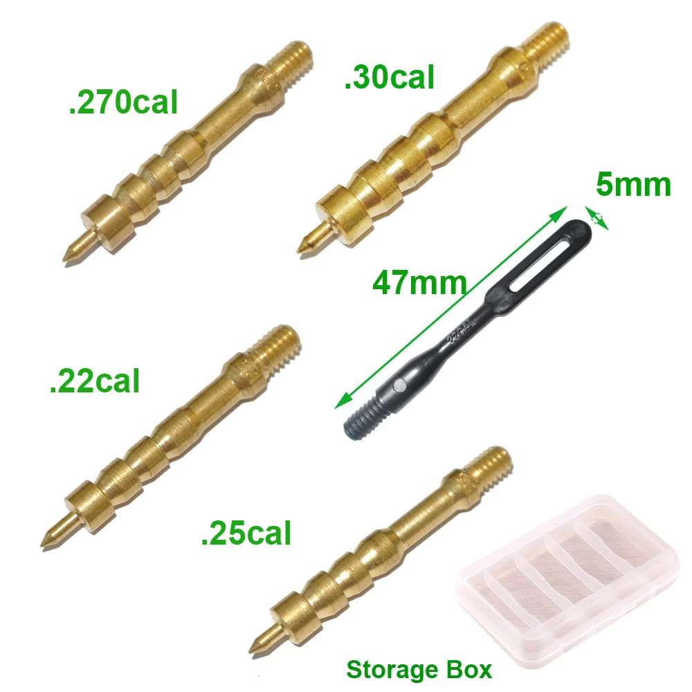 GreenWorld22cal45calGunCleaningJagsbrushKitSolidBrassSpearPointedJagsSlottedPatch.jpg