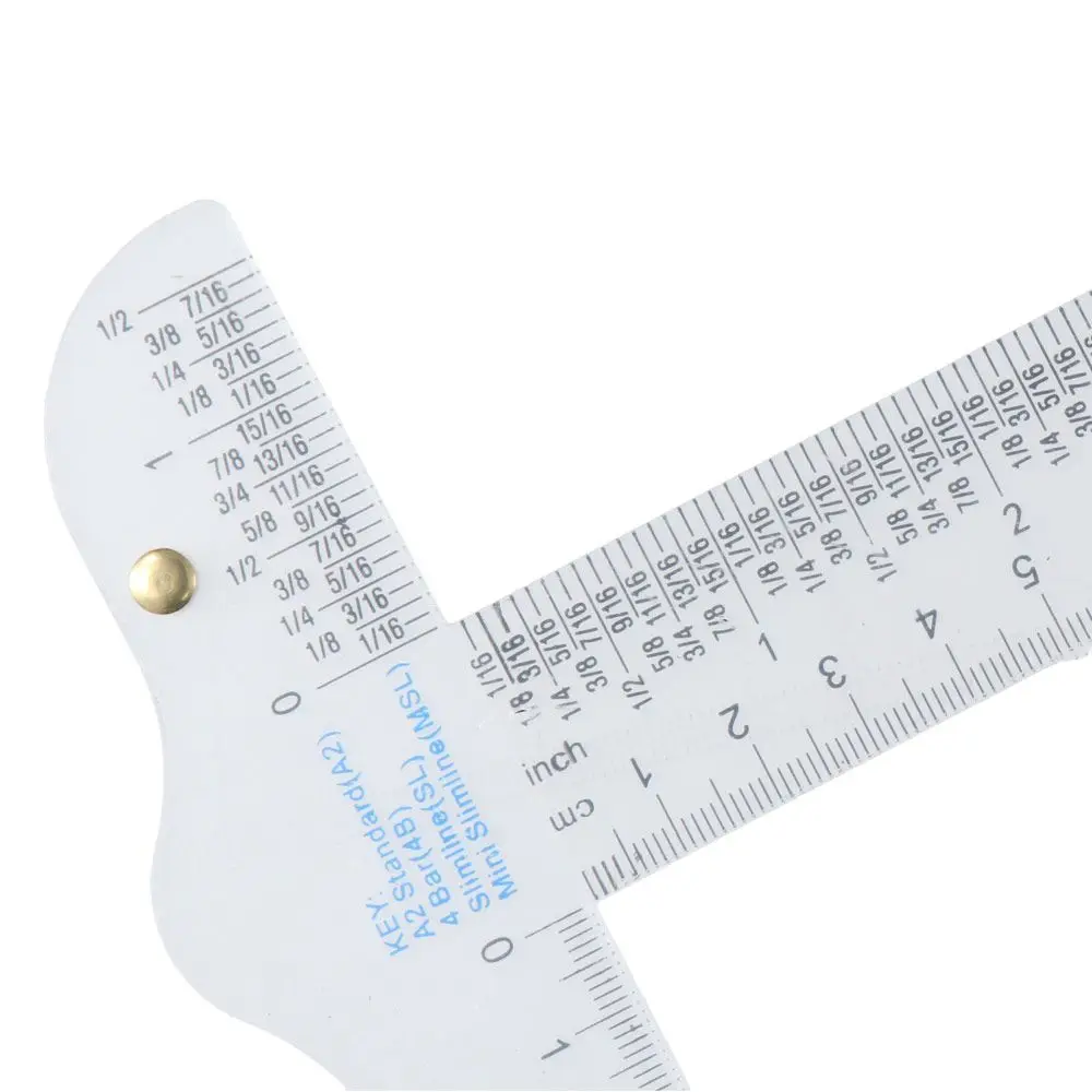 Acrylic T-Square Ruler 1PC for Handtool In Both Inches And Metric Measurements Transparent Graduated Measuring Scale Rule