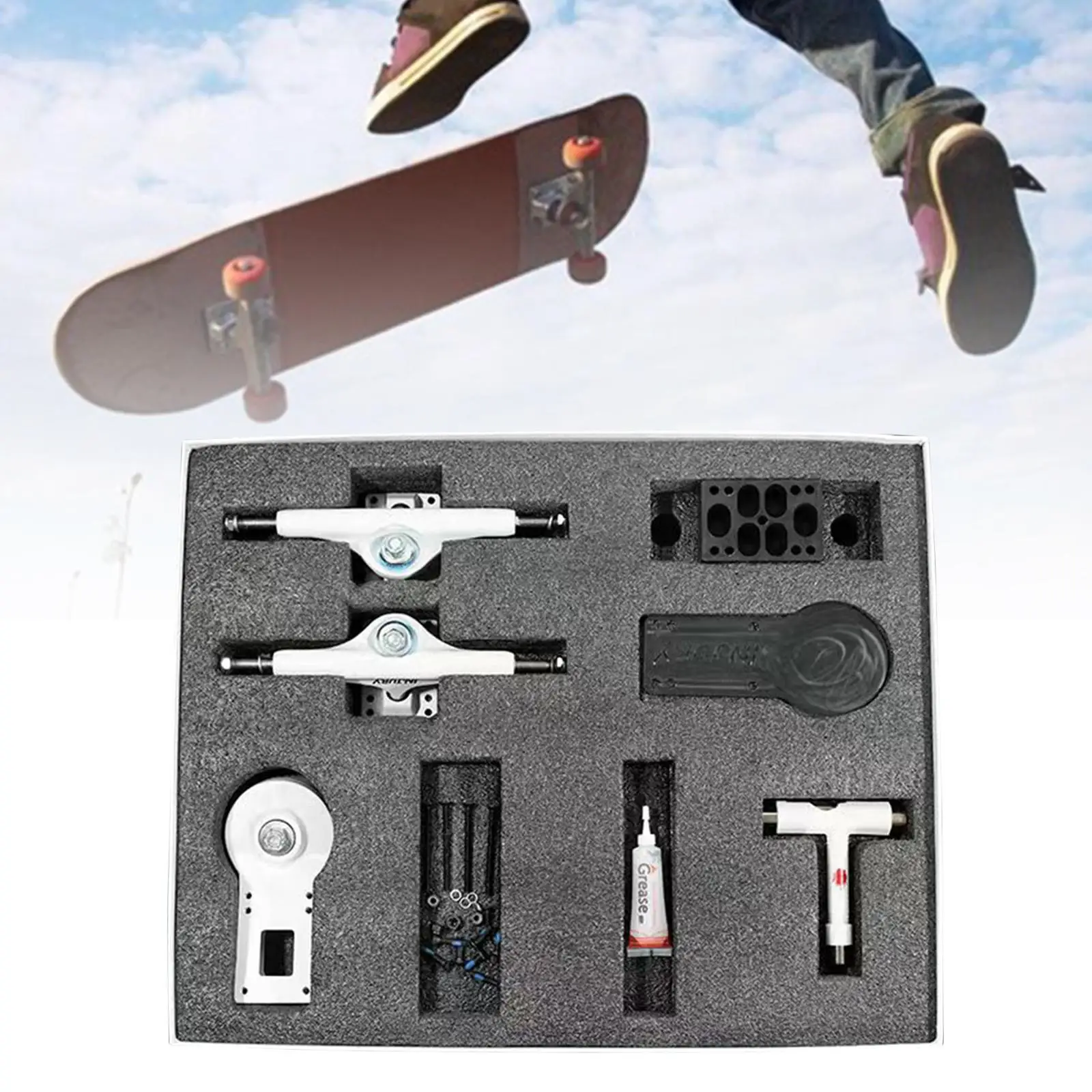 Skateboard Truck 15.9cm for Skateboarders Professional High Speed Skateboard Accessories Skateboard Bearing Skateboard Hardware Skateboard Truck 15.9cm for Skateboarders Professional High Speed Skateboard Accessories Skateboard Bearing Skateboard Hardware
