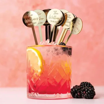 Custom Party Drink Stirrers 1