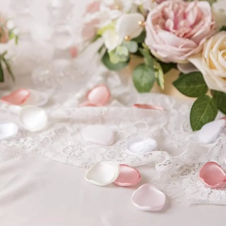 500pcs rose petals for wedding decoration accessories mariage d&eacute;coration mariage p&eacute;talos de rosa artificials Centerpieces Table