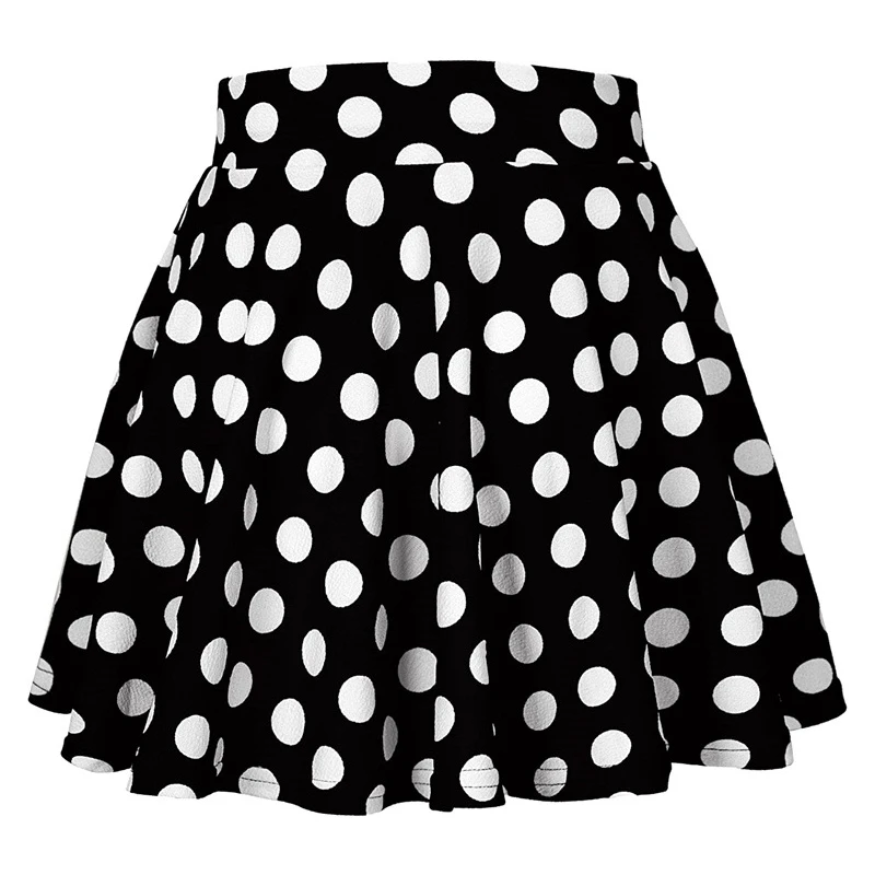 Women Pleated Dot Tennis Skirt with Pockets Shorts Athletic Skirts High Waisted Athletic Golf Skorts Workout Sports Skirts - Image 2