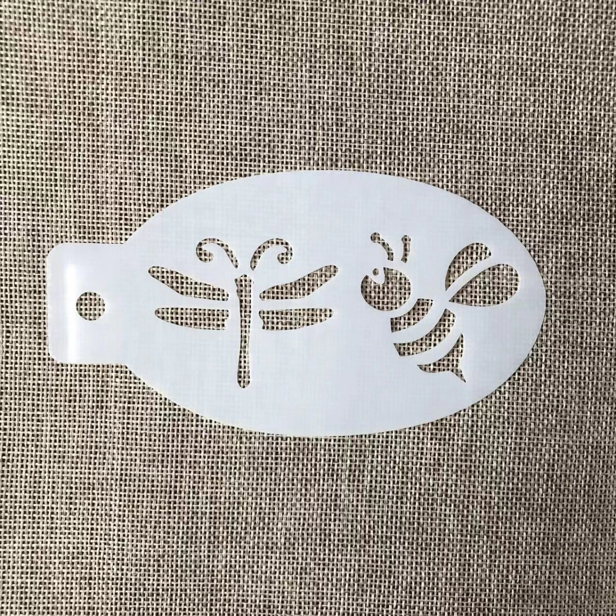 

5.3*3inch Dragonfly Bee Face Body Paint Stencils for Painting Scrapbook Coloring Embossing Album Decorative Template