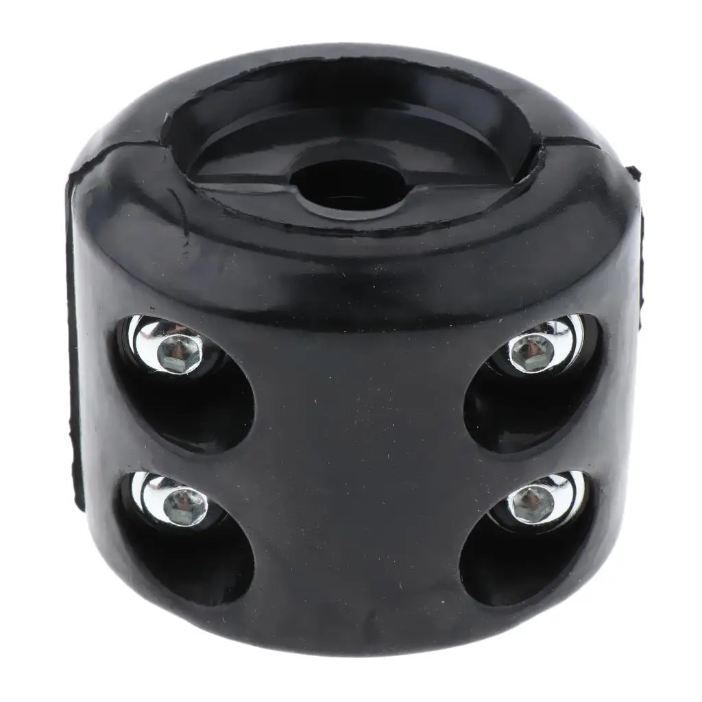 

60x50mm Winch Cable Hook Stopper Rubber Rope for ATV UTV Durable & Durability with Screws