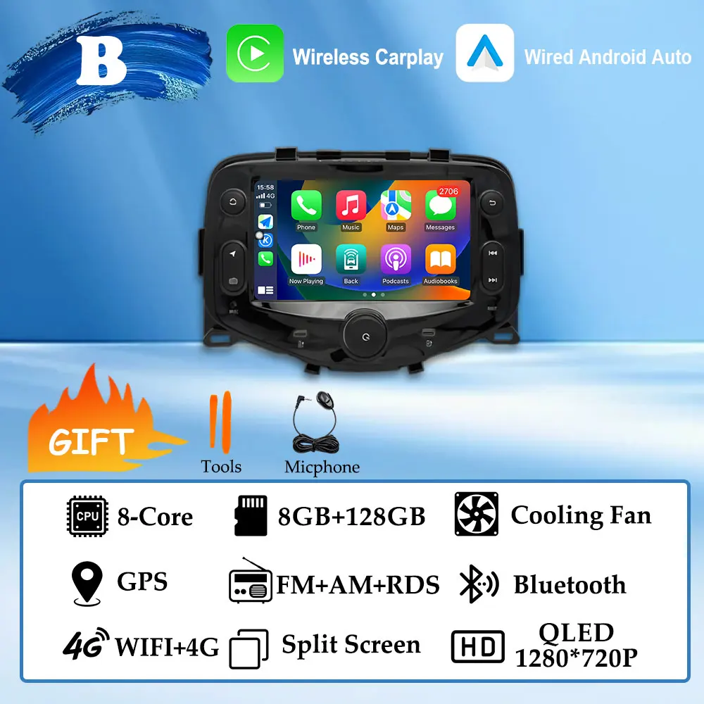 (B) 8G 128G