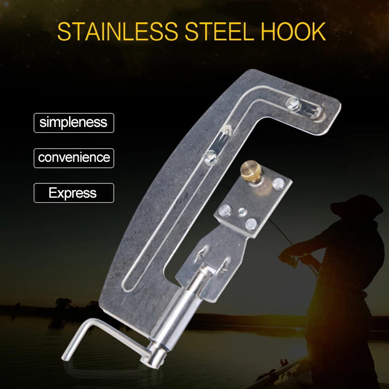 

Semi-automatic Reliable Durable Portable User-friendly Time-saving Semi-automatic Fishing Hook Tying Device Tying Tool Precision