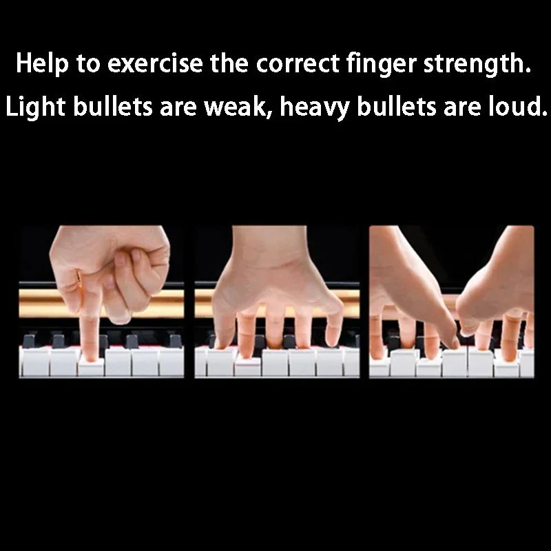 88 Keys Electronic Piano Children Beginners Electronic Organ Adult Professional Keyboard Instruments Portable Pianos Step