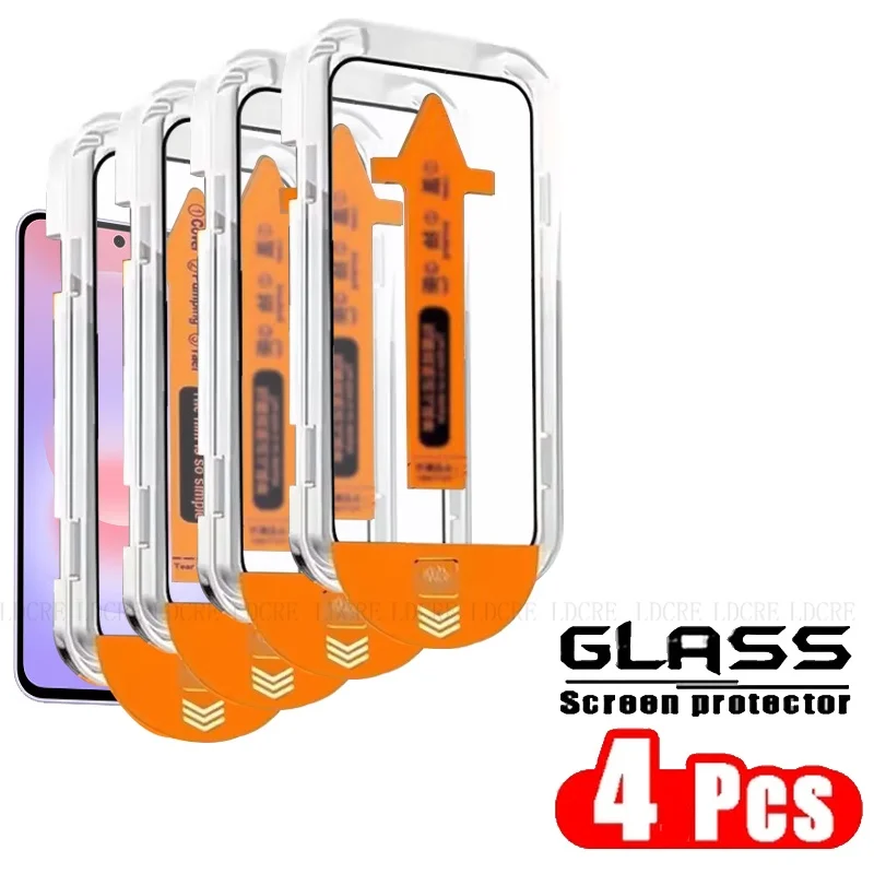 Premium Tempered Glass Screen Protector for Samsung Galaxy A27 - Dust Free Full Coverage