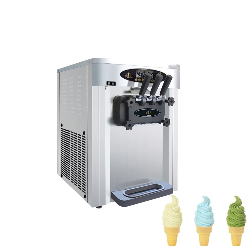 

The Latest Design Of a Vertical Soft Ice Cream Machine And a Multifunctional Sweet Cone Machine