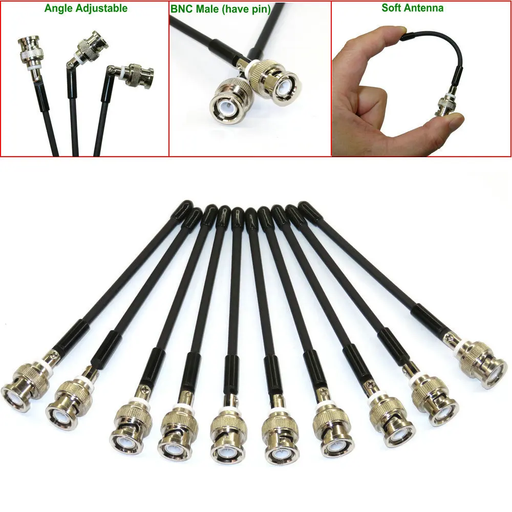 1/2/4/10 PCS BNC UHF Microphone Antenna for PGX24 SLX24 Series Wireless Mic Frequency 450-700MHz