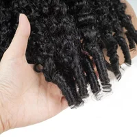 Perruques de cheveux humains bouclés birmans HD transparents 13x4 densité 200, perruques de cheveux humains 13x4 avec texture à pointes spirales 2