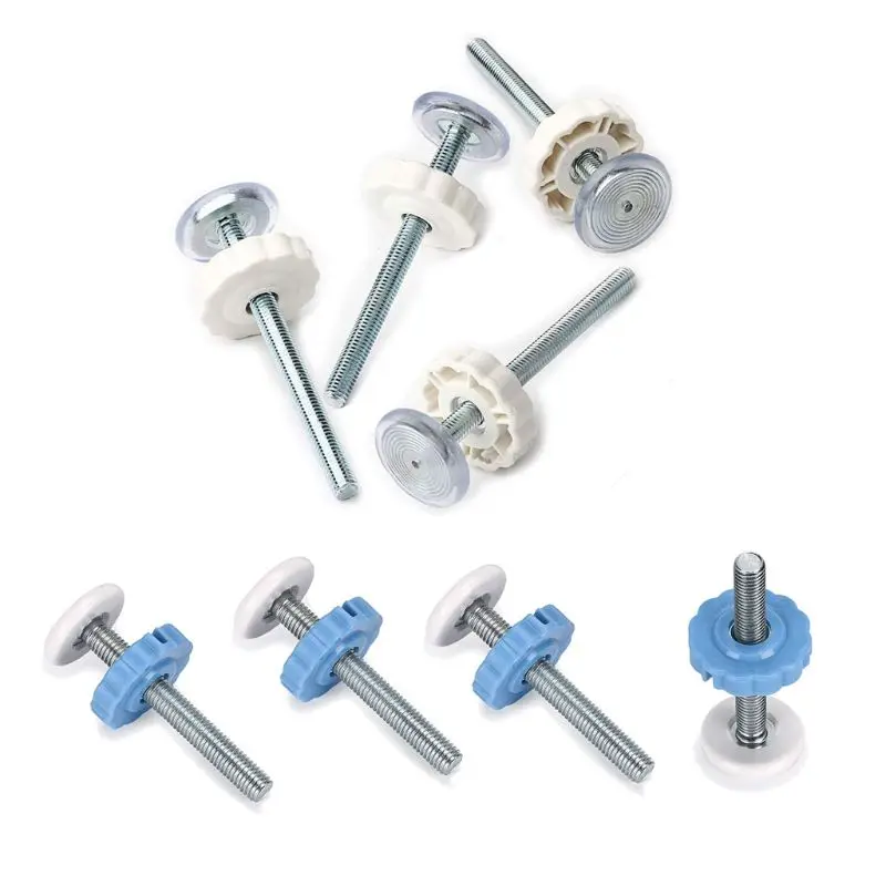 4pcs Pressure Baby Gate Screw Bolts Threaded Spindle Rods Walk Thru Gates Accessory - M10 x 10MM