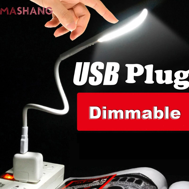 

Портативный Usb-светильник для чтения, с сенсорным датчиком