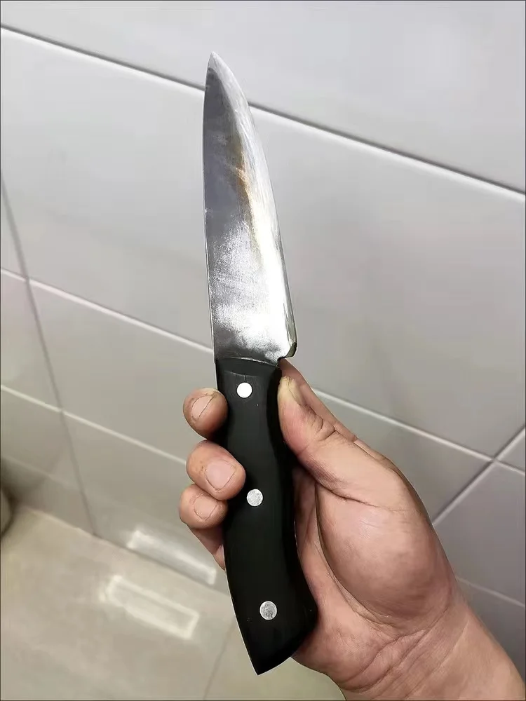 Manico Ottagonale Per Riparazione Coltelli Da Cucina Giapponesi - Accessorio Fai Da Te Per Manico Foro 1,2x0,2 Cm, Stile Classico