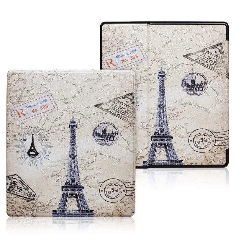Premium PU Leather Auto Wake/Sleep Cover for Kindle Oasis (7-inch)