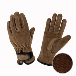 Premium Fireproof and Puncture - Resistant Leather Work Gloves - XXL (Double Layer)