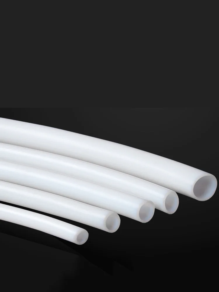 PTFE Tube PiPe Large ID 0.8 1 1.5 1.6 2 2.5 3mm-12mm Filament White High Temperature Corrosion Resistance 3D Printer Part Pipes ptfe tube