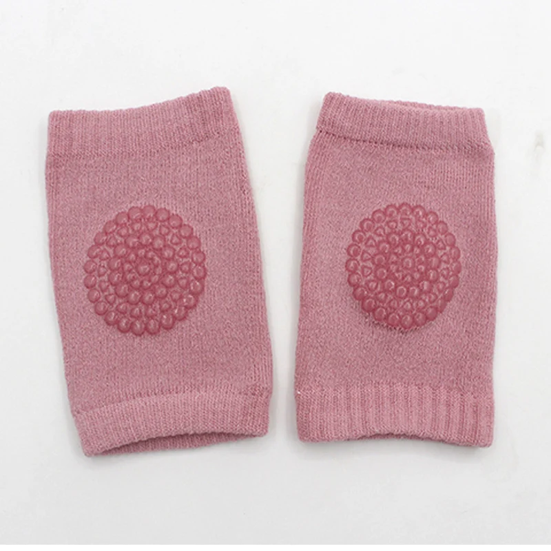 Description Picture 6 of item1 Pair Baby Knee Pads Baby kneecap Protection Thick Mesh Breathable Leg Warmers Cotton Newborn Kneepad Non-slip Knee Cushion