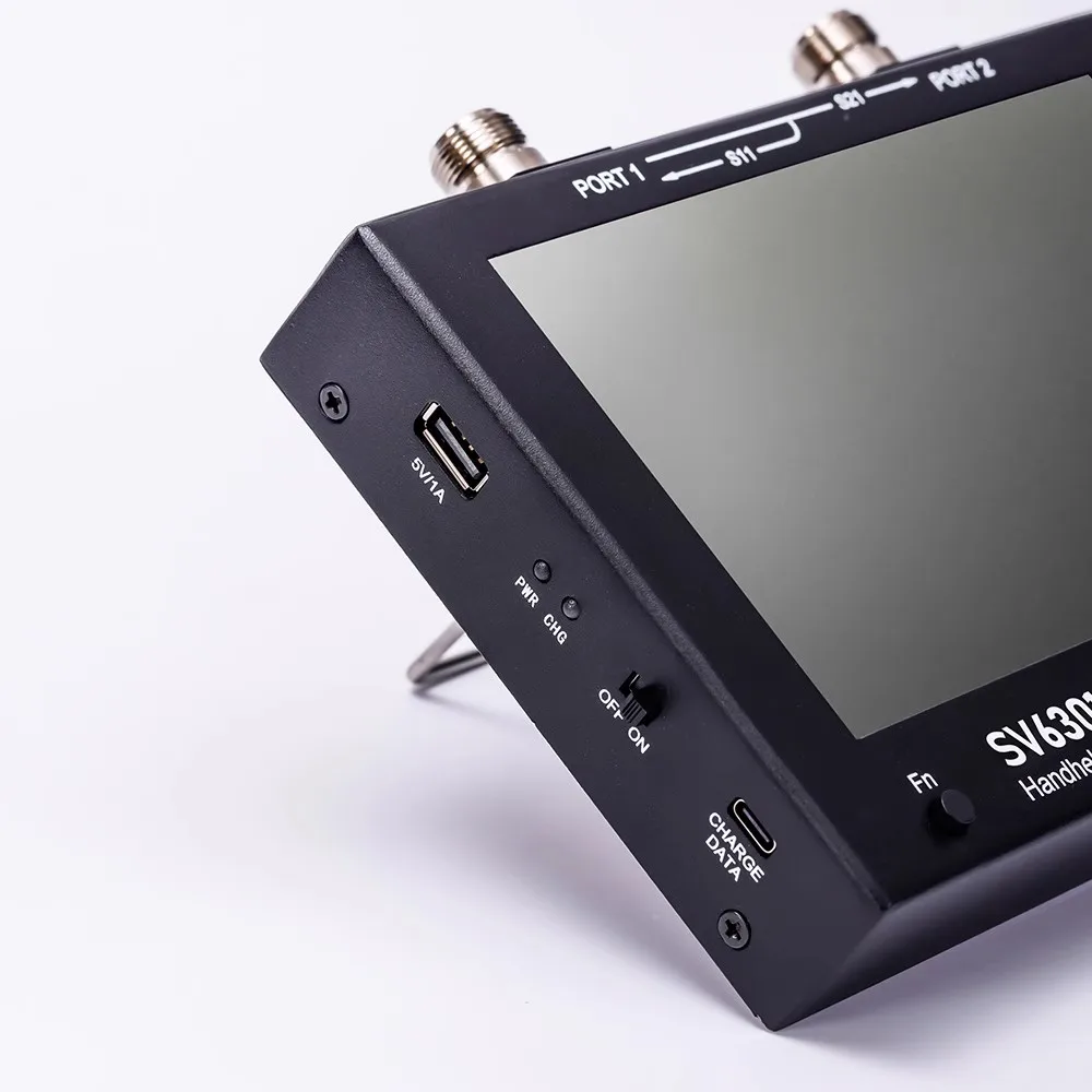 HTOOL SV6301A 6.3GHz Handheld Vector Network Analyzer VNA,S11 50dB,S21 75dB,8GB Storage English Russian Menu Software Provided