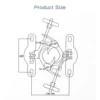 2-10 Pair Aluminum Light Hook LED Moving Head Light Hook Stage Light Truss Clip Folding Spring Hook Lighting Hook 2
