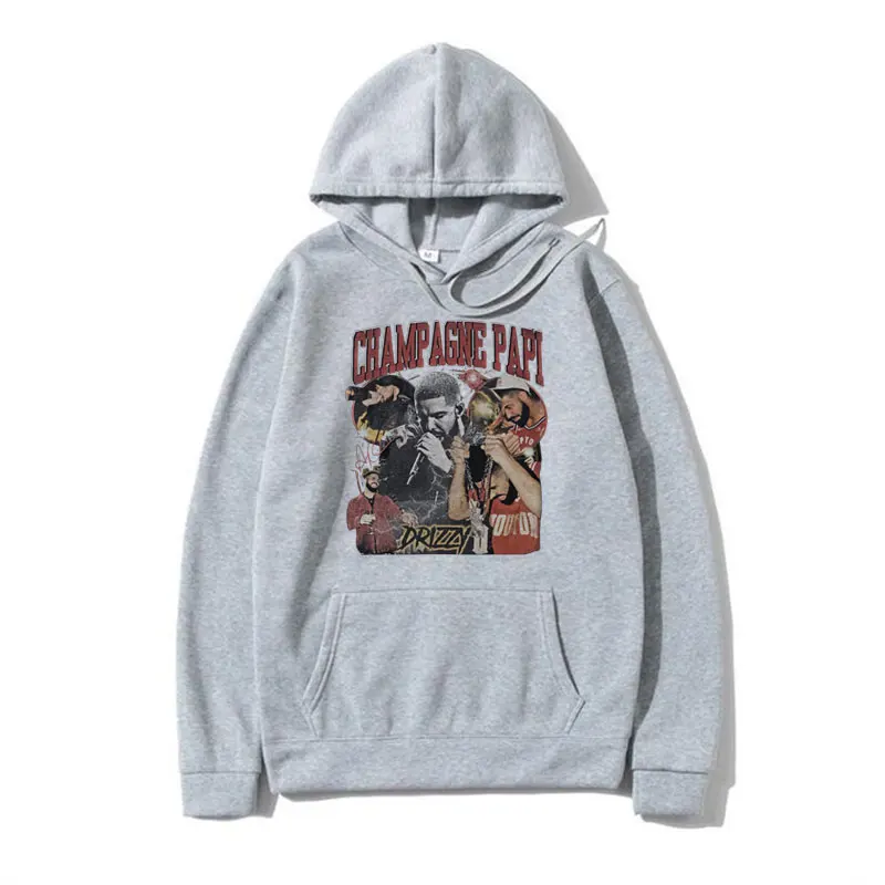Rapper Drake Hoodie Men Women Clothes Merch Hip Hop Fashion Sweatshirt Autumn and Winter Long Sleeve Fleece Pullover Streetwear