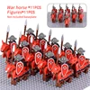 Medieval Military Sets Cavalry Figures Building Blocks Soldier Spartan Warrior Knights Roman Weapons Accessories Toys for kids 4