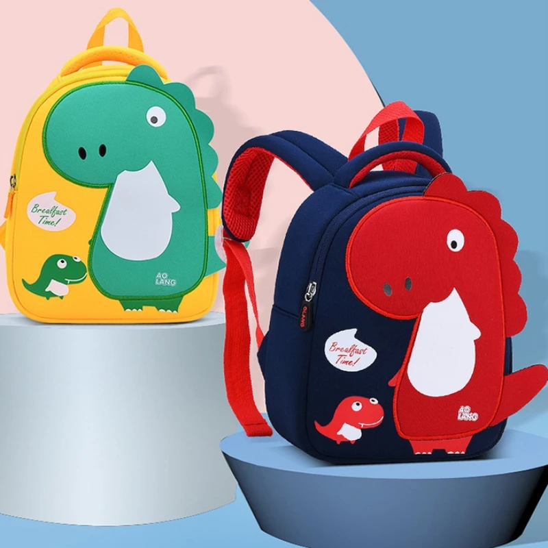Dinosaur Cartoon Backpack for Kids Preschool School Bag