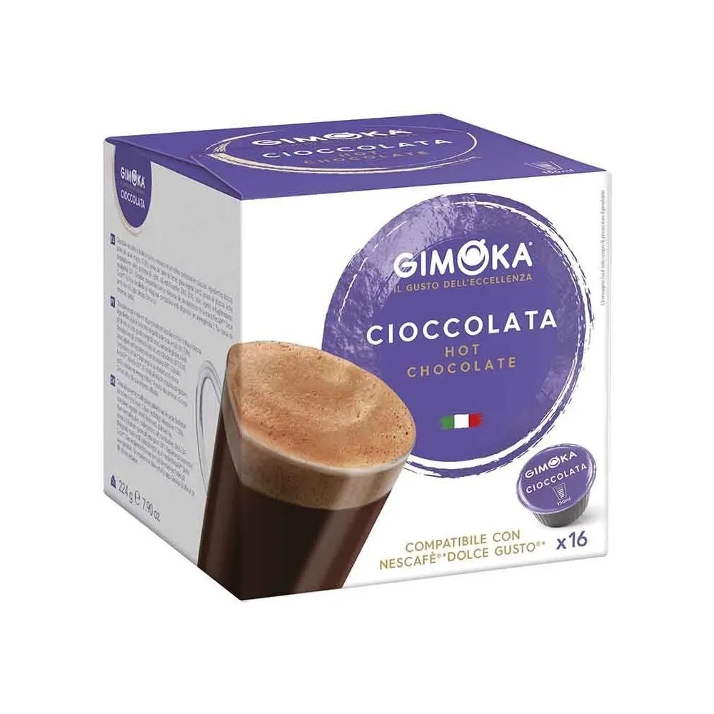 Mucho Festival Mata Gimoka Dolce Gusto Chocolate Gimoka Dolce Gusto compatible 16 capsules  cupbcdgecio16