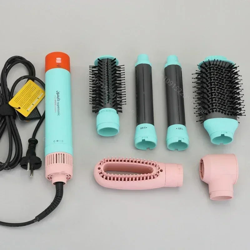ENZO Professional Multi Functional Hair Straightener Curling Iron Hair Dryer Hot Air Comb Negative Ions Styling Tools Gift Box 5