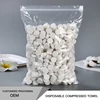500pcs/bag Portable Compressed Bath Towel Outdoor Travel Camping Essential Disposable Fishing Grill Hand Mini Magic Towel 1