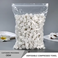 500pcs/bag Portable Compressed Bath Towel Outdoor Travel Camping Essential Disposable Fishing Grill Hand Mini Magic Towel 1