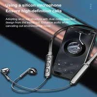 5.0 Neckband Sports Earphone Neck-Hanging Type Bluetooth Headset Bluetooth Headphone Earphones With Mic Bluetooth Earphone - Image 3